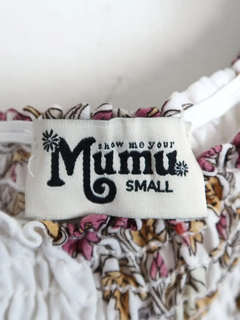 Show Me Your Mumu Shirred Top - Size Small